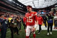 Patrick Mahomes at Super Bowl LVIII: San Francisco 49ers vs. Kansas City Chiefs